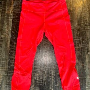 Lulu Lemon Cropped Leggings- Size 8